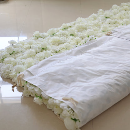 Summer Flower:CB-051 8ft*8ft Cloth Back Roll up Fabric background Artificial Flower Wall Backdrop