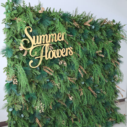 Summer Flower CB-491-3 8ft*8ft Cloth Back Artificial Flower Wall Roll up Fabric background