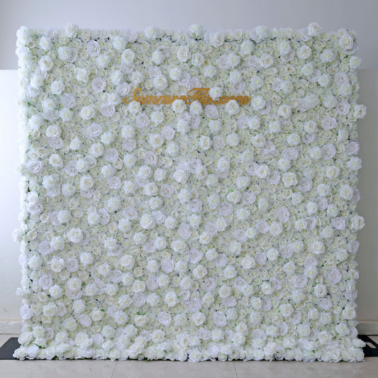 Summer Flower CB-361 8ft*8ft Cloth Back Artificial Flower Wall Roll up Fabric background