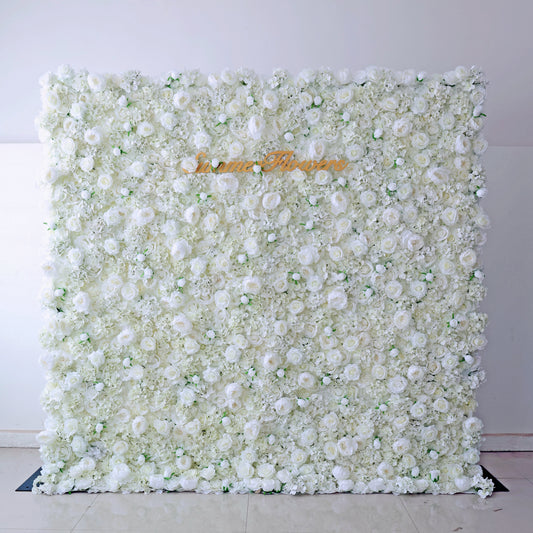 Summer Flower CB-377 8ft*8ft Cloth Back Artificial Flower Wall Roll up Fabric background