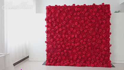 Summer Flower CB-361-2 8ft*8ft Cloth Back Artificial Flower Wall Roll up Fabric background