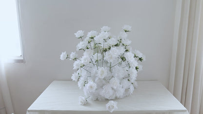 FL-096 Factory Price Flowers Rose Wedding Decoration Table Centerpieces Artificial Flower Ball