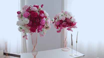 FL-115 Custom Multi-Style Handmade Floral Arrangements Silk Artificial Flower Balls Wedding Table Centerpieces