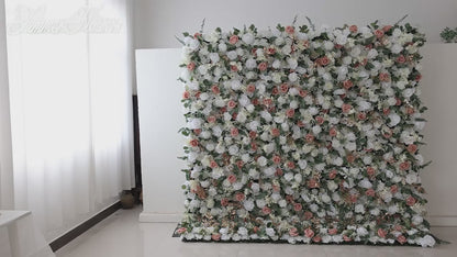 Summer Flower CB-358 8ft*8ft Cloth Back Artificial Flower Wall Roll up Fabric background