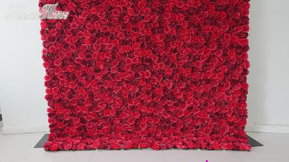 Summer Flower CB-335 8ft*8ft Cloth Back Artificial Flower Wall Roll up Fabric background