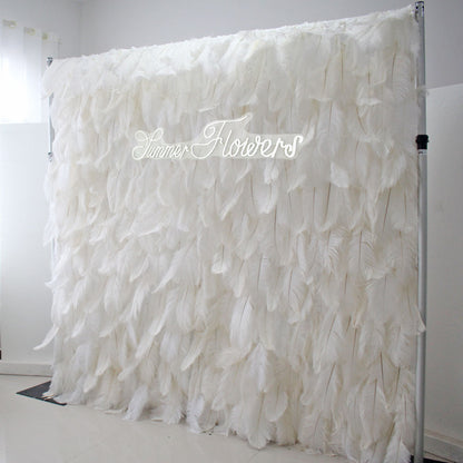 Summer Flower:CB-164 8ft*8ft Cloth Back Artificial Flower Wall Backdrop