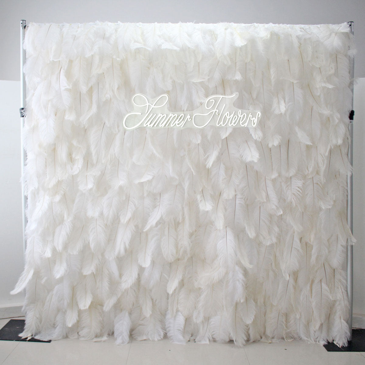 Summer Flower:CB-164 8ft*8ft Cloth Back Artificial Flower Wall Backdrop